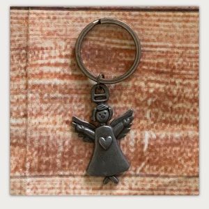Angel Key Silver Chain